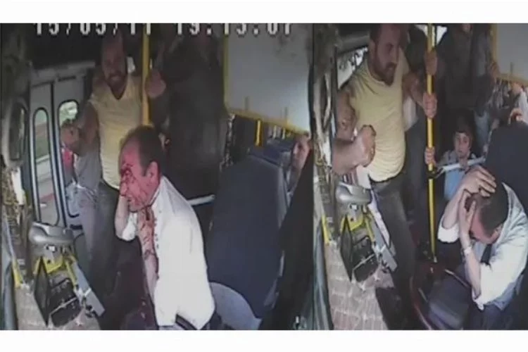 Bursa'da dehşet anları! Otobüs şoförünü öldüresiye yumrukladı