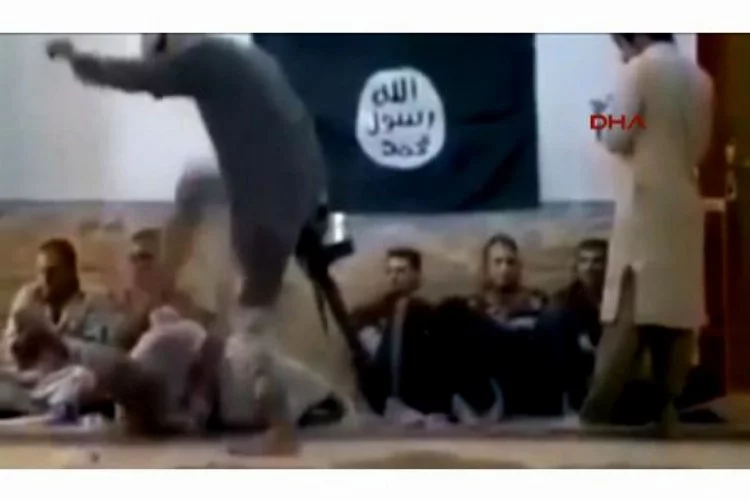 IŞİD usülü ceza! Sigara içen militanlara sıra dayağı