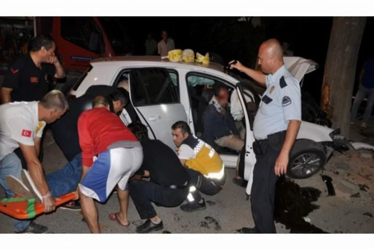 Bursa'da korkunç kaza! 5 kişi...
