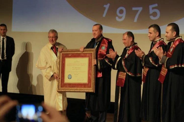 Cumhurbaşkanı Erdoğan'a Uludağ Üniversitesi'den fahri doktora