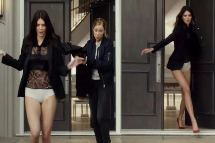 Kendall Jenner, aceleden pantolon giymeyi unutursa