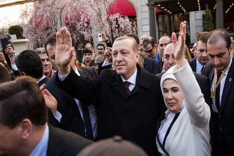 Erdoğan'ı ABD'de yaşayan Türkler karşıladı