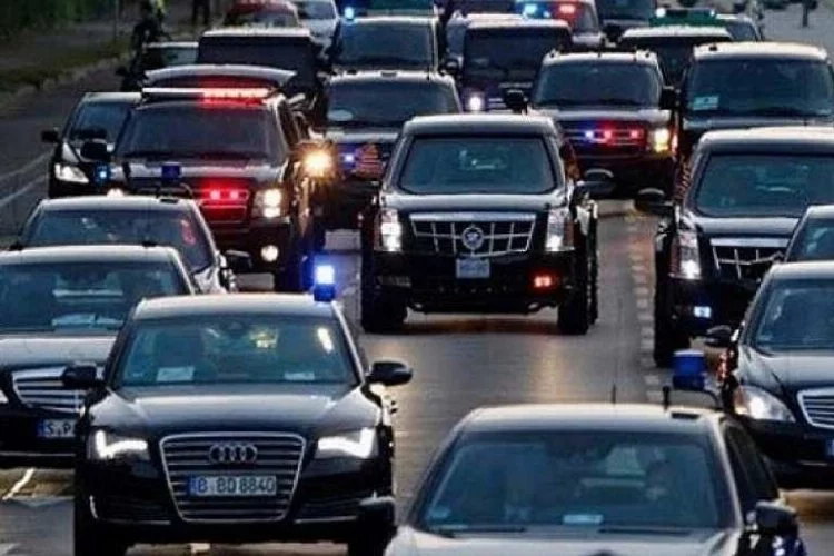 ABD polisi yanlış yaptı Erdoğan trafiğe takıldı