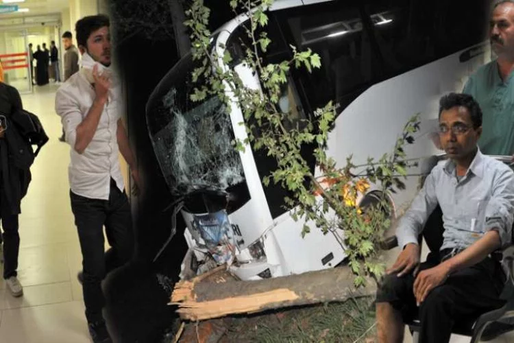 Bursa'da otobüs yoldan çıktı... 8 öğrenci yaralı