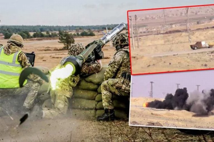 IŞİD'in bomba yüklü kamyonunu böyle imha edildi