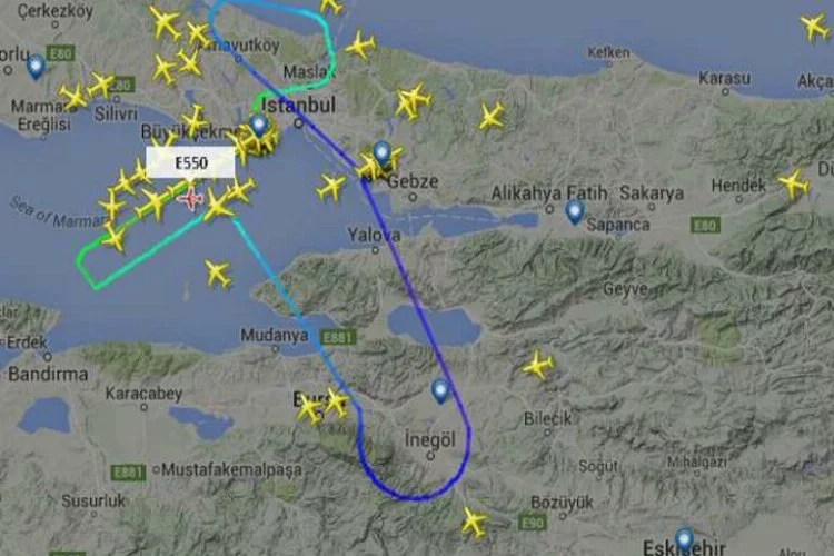 THY uçağını Bursa'da elektrik çarptı!