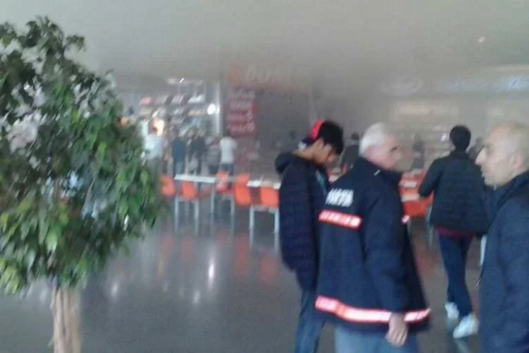 Bursa Terminali'nde yangın paniği