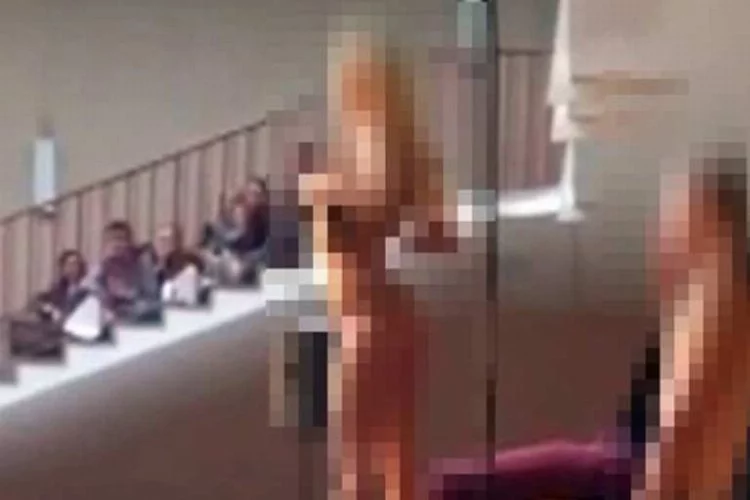 Lise öğrencilerinden striptiz skandalı
