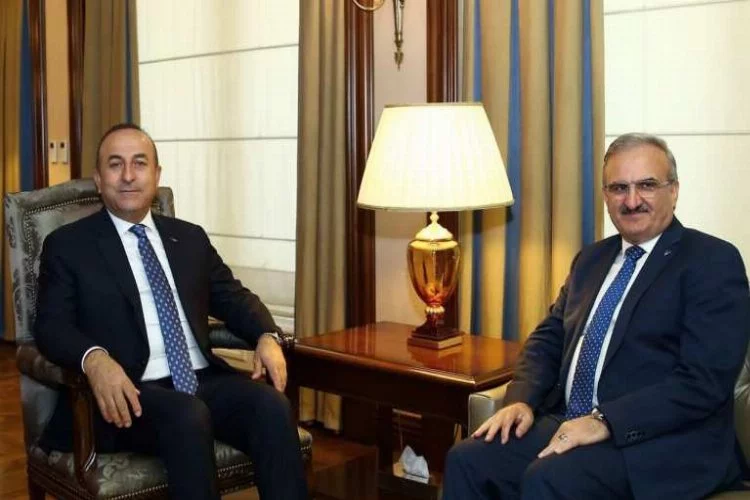 Vali Karaloğlu, Bakan Çavuşoğlu'nu ziyaret etti