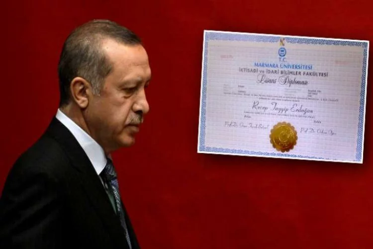 YSK'dan Erdoğan'ın diplomasıyla ilgili flaş karar!