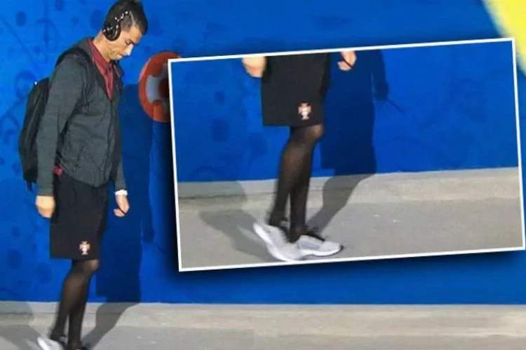 Ronaldo'nun transparan çorapları olay oldu