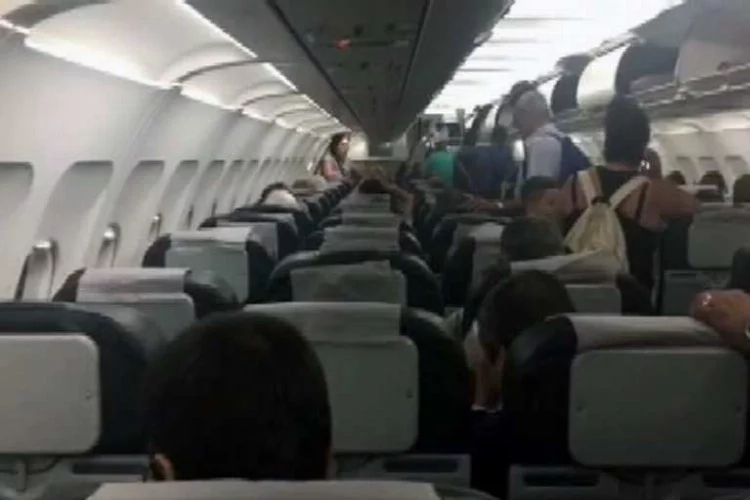 Yolcular uçakta beklerken pilot o anonsu yaptı