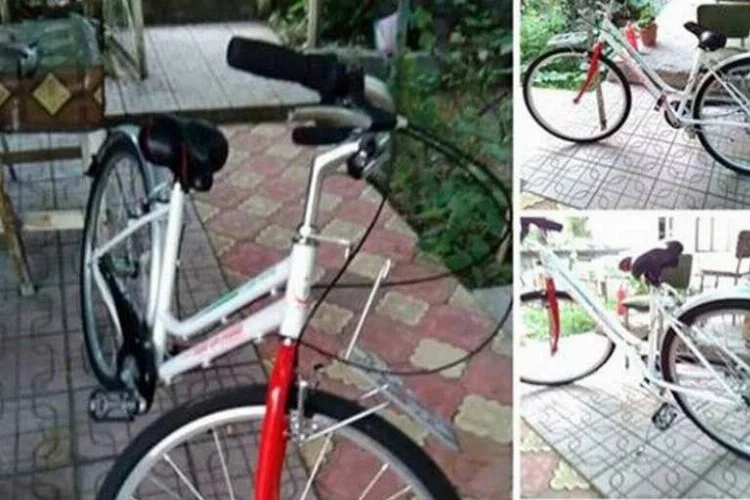 Sağlık Bakanlığı’nın verdiği bisikleti satıyor