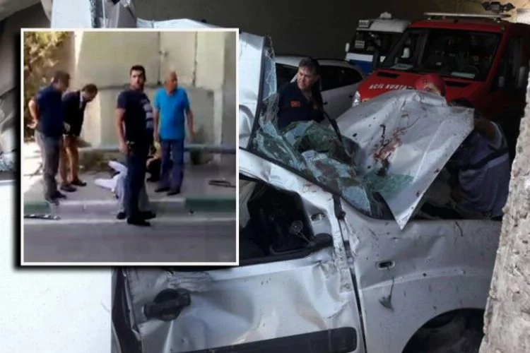 Bursa'da korkunç kaza! 1 ölü 1 yaralı