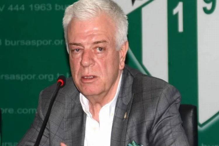 Bursaspor Başkanı Ay'dan o futbolcuya şok sözler