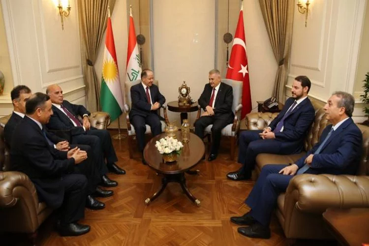 Başbakan Yıldırım, Barzani'yi kabul etti