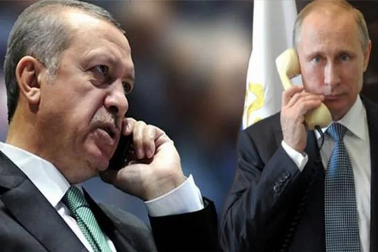 Erdoğan ile Putin'den telefonda flaş zirve