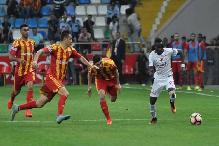 Galatasaray ilk darbeyi Kayseri'den yedi