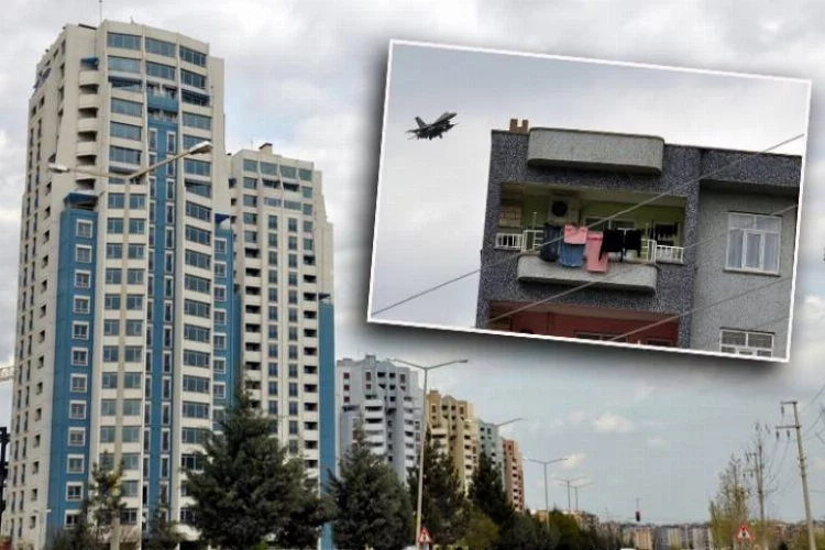 Diyarbakır’ın ikiz kulelerine F-16 traşı