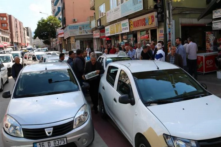 Bursa'da dolmuş taksi krizi!