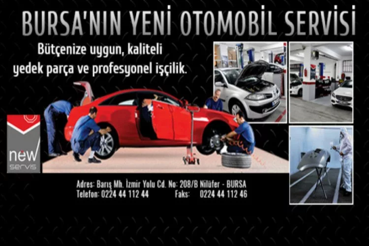 Bursa'nın yeni otomobil servisi