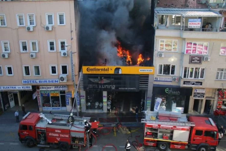 Bursa'da büyük yangın!