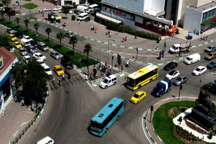 Bursa'da trafiğe Erdoğan ayarı!