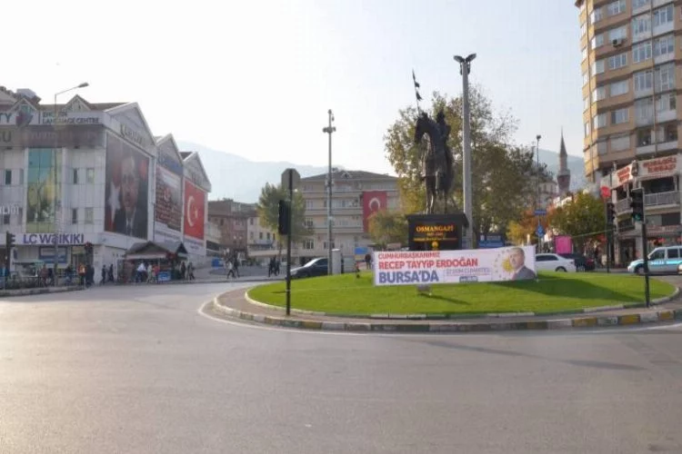 Bursa Demokrasi Meydanı Erdoğan'a hazır