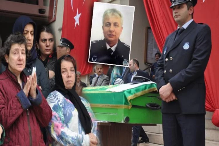 Bursa'da zabıta amiri gözyaşlarıyla uğurlandı