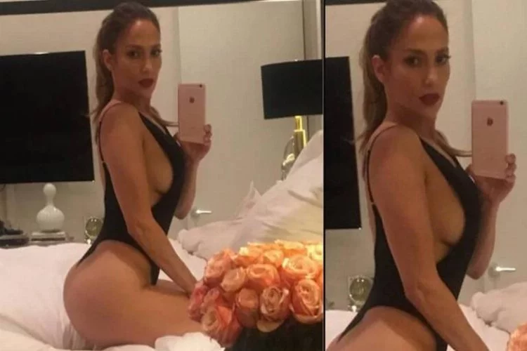 Jennifer Lopez'in yatak odası selfie'si olay oldu