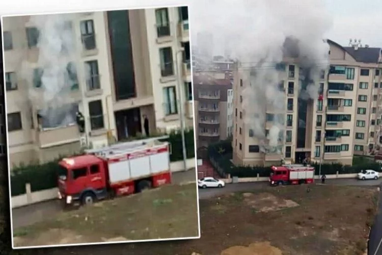 Bursa'da aşure kaynatırken evi yaktı