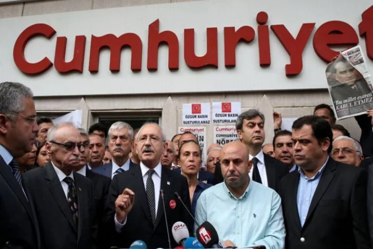 Kılıçdaroğlu, Cumhuriyet gazetesini ziyaret etti