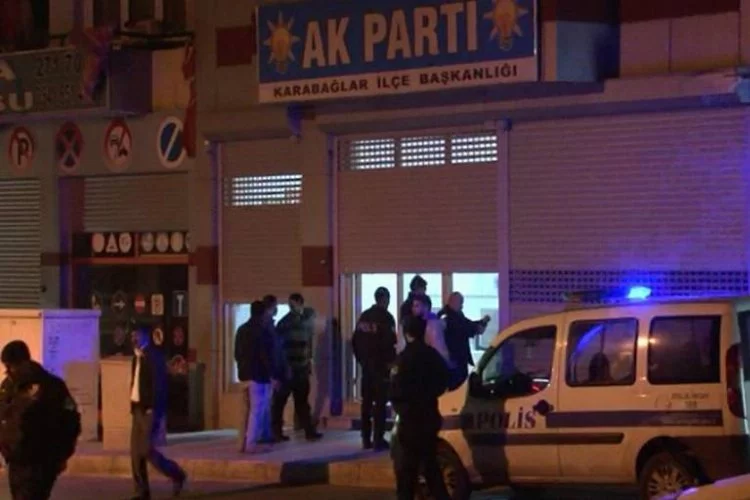 AK Parti İlçe Başkanlığına silahlı saldırı