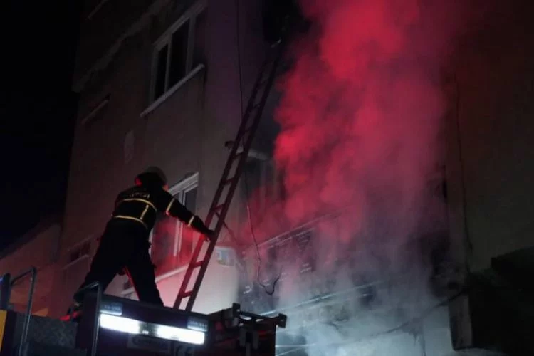 Bursa'da yangın dehşeti