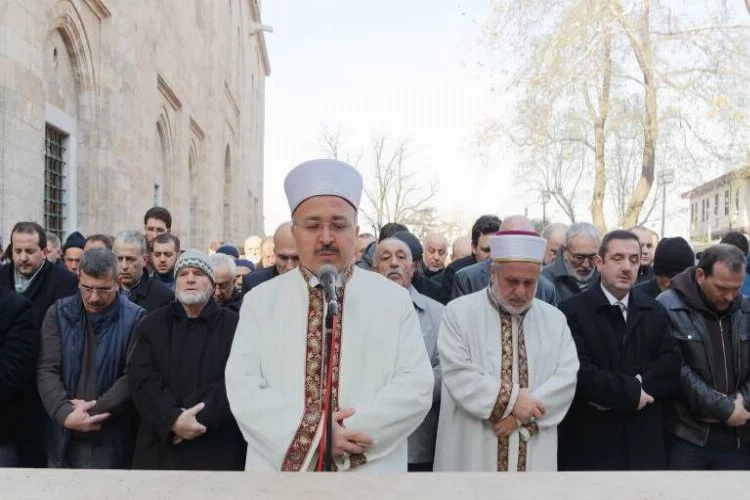 Bursa'da Halep'te ölenler için gıyabi cenaze namazı