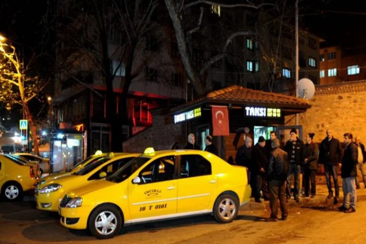 Bursa'da taksi durağına peş peşe saldırı