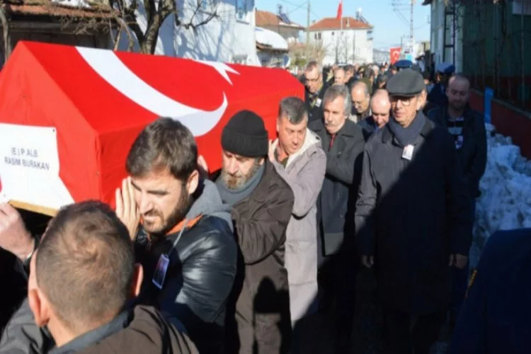 Bursa'da emekli albay Burakan'a son görev