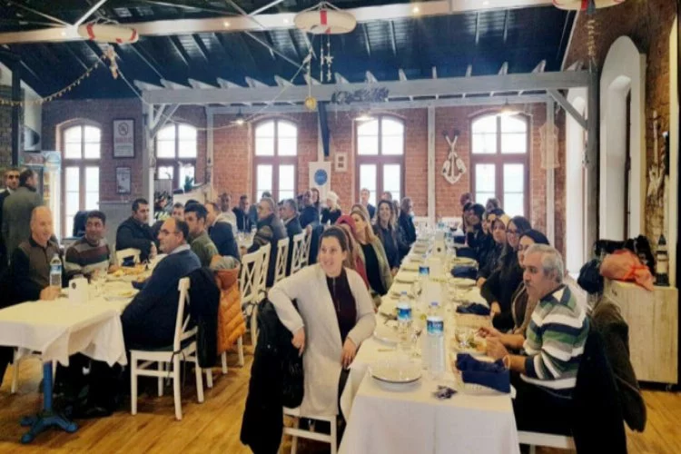 Mudanya İlçe Tarım Müdürü Çınar'a veda yemeği