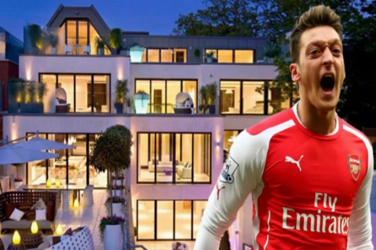 Mesut Özil'in 141 milyon TL'lik sarayı