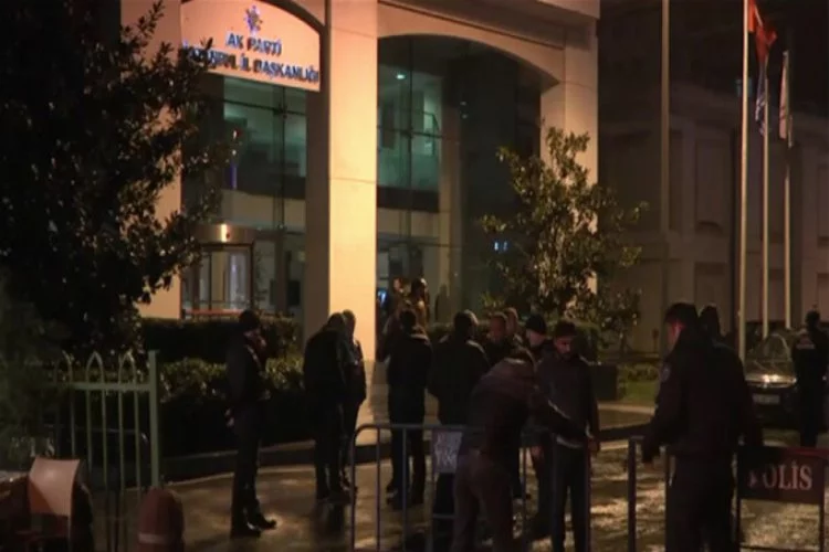 AK Parti İstanbul İl Başkanlığı'na saldırı girişimi