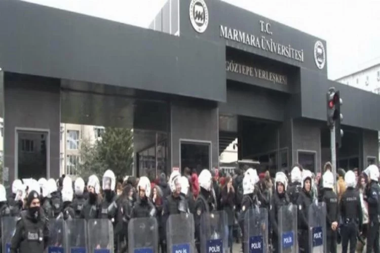 Marmara Üniversitesi'nde tehlikeli gerginlik