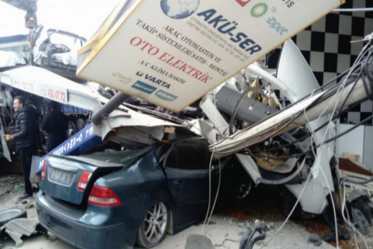 Bursa'da zincirleme kaza dehşeti