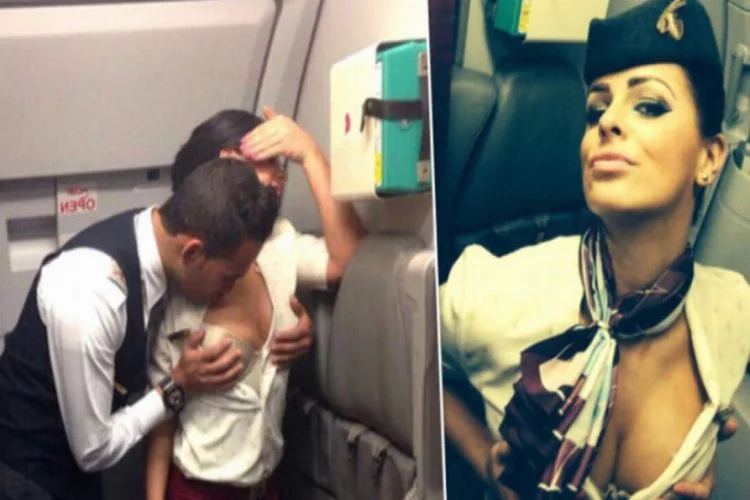 Uçakta çekilen uygunsuz 3 fotoğraf skandal yarattı
