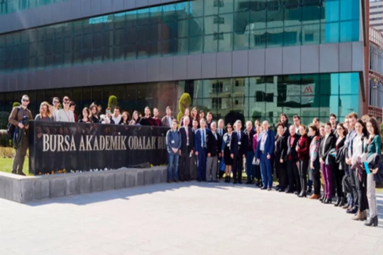 Priştine Üniversitesi öğrencileri MMO Bursa'yı ziyaret etti
