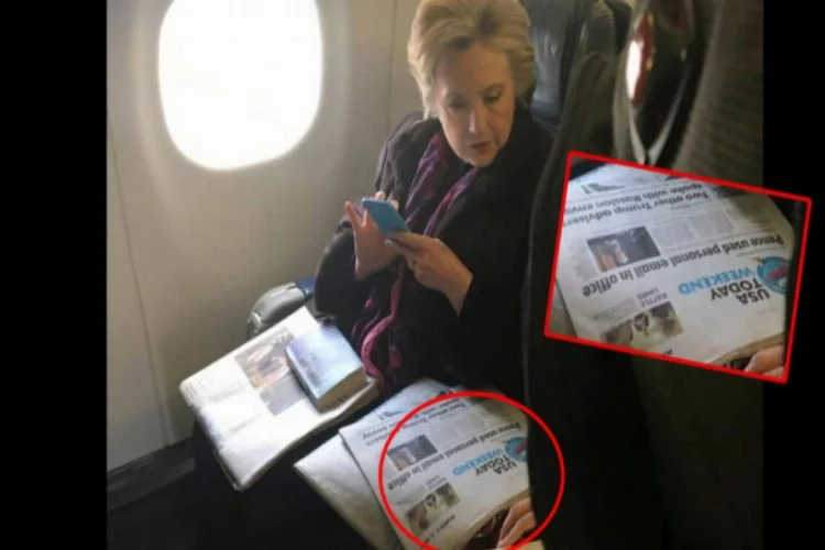 Clinton'ın bu karesi sosyal medyanın gündemine oturdu