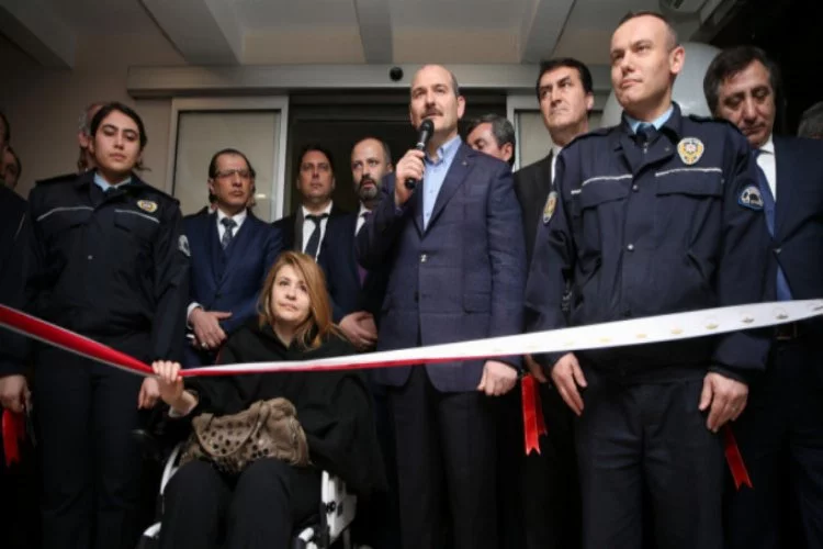 Bakan Soylu, Bursa'da "Çarşı Polis Merkezi"nin açılışına katıldı