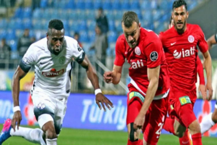 Antalyaspor, Çaykur Rizespor'u 2-1 yendi