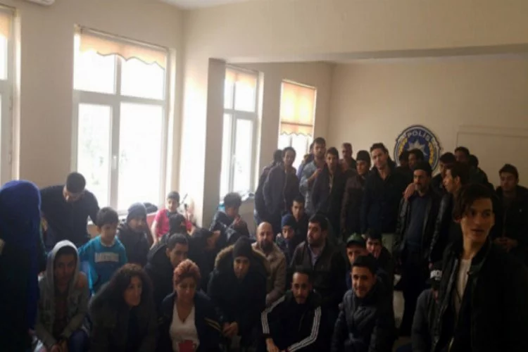 Bandırma'da 48 kaçak yakalandı