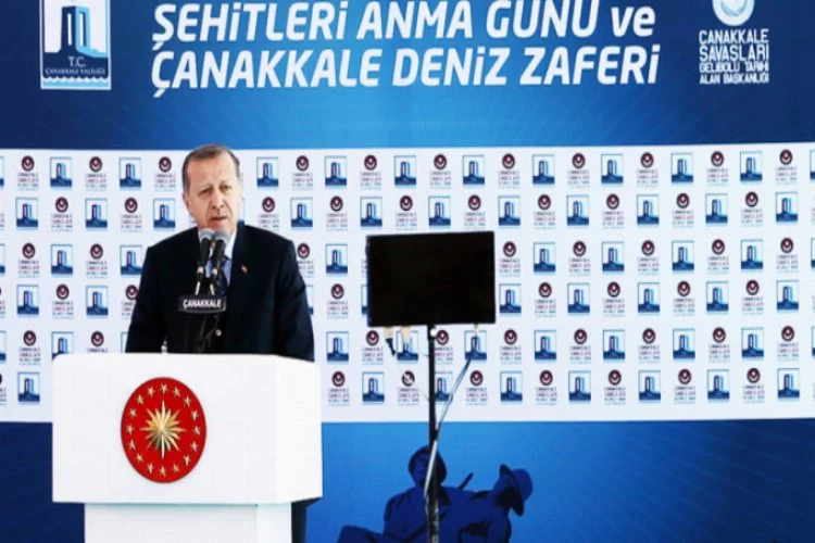 Cumhurbaşkanı Erdoğan'dan 18 Mart'ta 16 Nisan mesajı