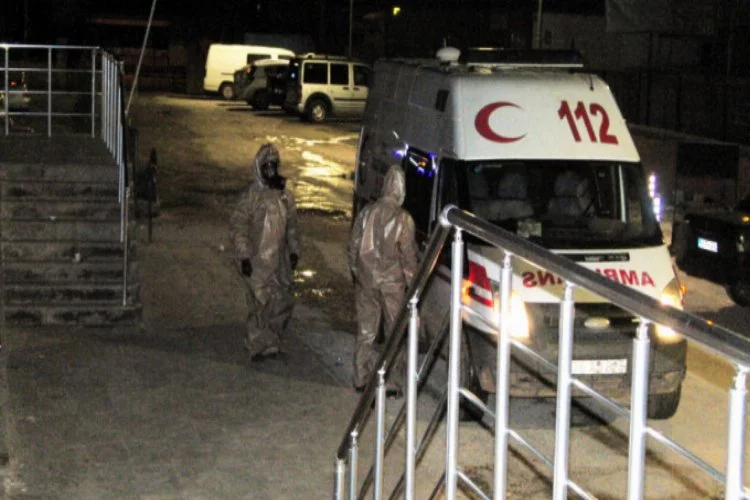 Kilis'e getirilen Suriyeli 2 yaralıya KBRN kontrolü